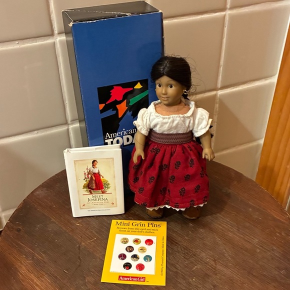 American Girl Other - First Edition Pleasant Company Josefina Mini Doll w/ Glass Eyes